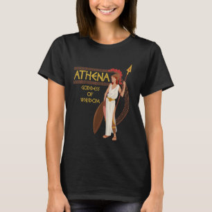 T-shirt Athéna Déesse de la Sagesse Olympiens Grèce Antiqu