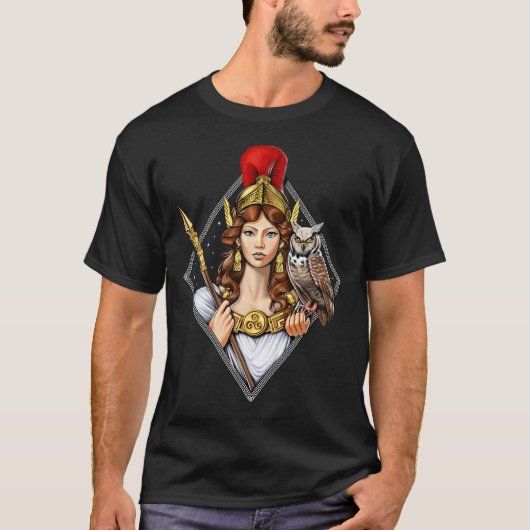 T-shirt Athéna déesse grecque (Devant)