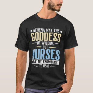 T-shirt Athena Puisse La Déesse De La Sagesse Infirmières