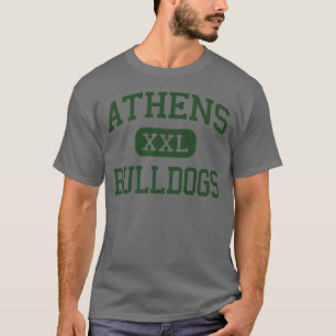T-shirt Athènes - bouledogues - lycée - les plaines Ohio