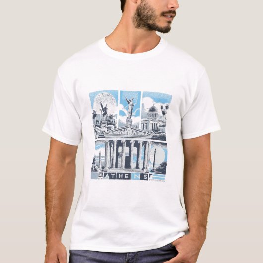 T-shirt Athènes Grèce Europe (Devant)