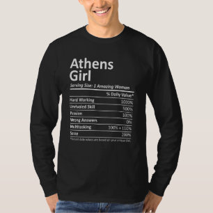 T-shirt Athens Girl Al Alabama Funny City Accueil Racines 