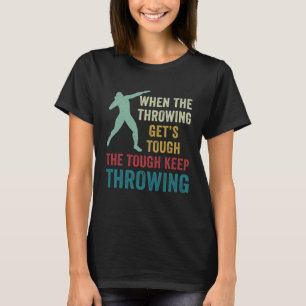 T-shirt Athlète de lancer de poids Lanceur de poids Conti