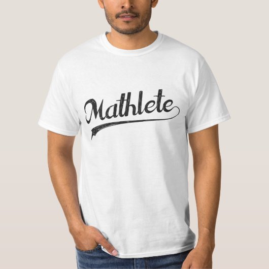 T-shirt Athlète de maths d'All Star Mathlete (Devant)