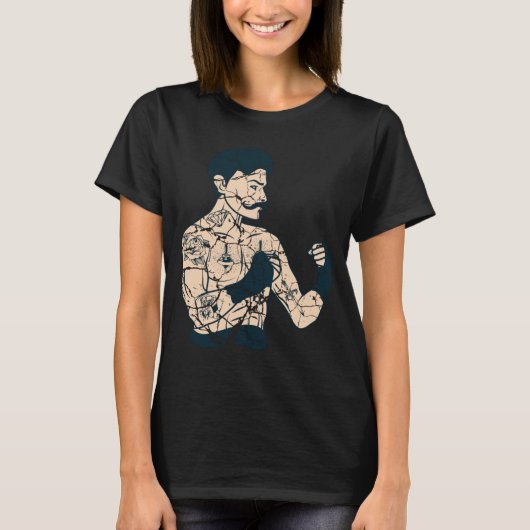 T-shirt Athlète Ou Boxer (Devant)