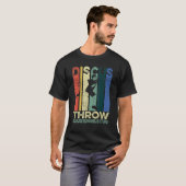 T-shirt Athlète Throwing Discus (Devant entier)