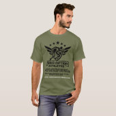 T-shirt Athlètes de l'Option Zéro (Devant entier)