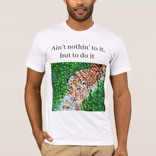 T-Shirt : Athlétique , Tigre (Devant)