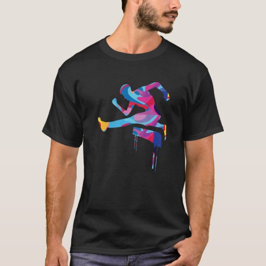 T-shirt Athlétisme Athlétisme Graphique coloré (Devant)