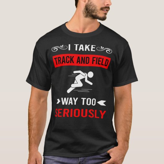 T-shirt Athlétisme Sérieusement (Devant)