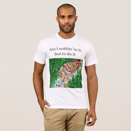 T-shirt : Athlétisme, Tigre (Devant entier)