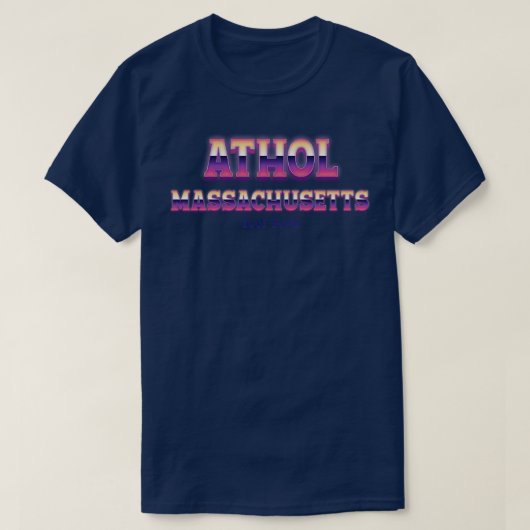 T-shirt Athol Massachusetts (Design devant)