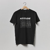 T-shirt ATITUDE Style graphique classique David de Michel-
