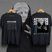 T-shirt ATITUDE Style graphique classique David de Michel-