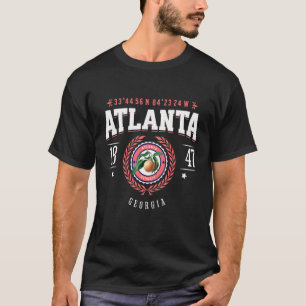 T-shirt Atlanta Georgia Souvenir Peach State Classic 1847