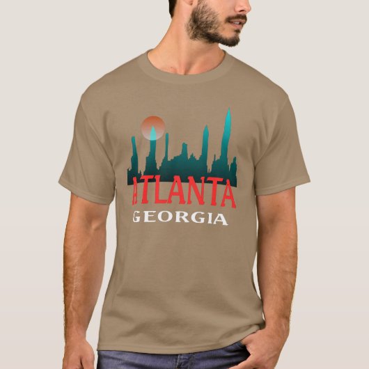 T-shirt Atlanta la Géorgie (Devant)