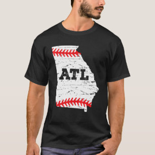 T-shirt Atlanta Softall Map Atlanta Softball Maman Papa