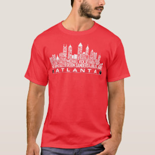 T-shirt Atlanta Team All Time Legends Atlanta City Skylin
