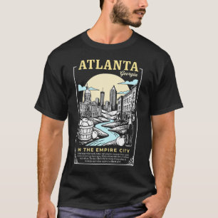 T-shirt Atlanta Ville Géorgie Dans La Ville Empire