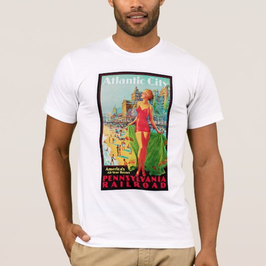 T-shirt Atlantic City ~America's All Year Resort (Devant)