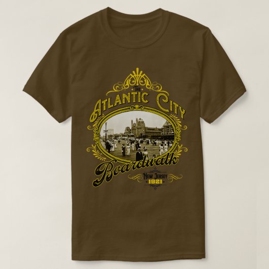 T-shirt Atlantic City Boardwalk (Design devant)
