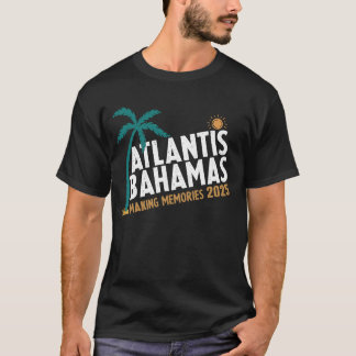 T-shirt Atlantis Bahamas 2025 Voyage en famille