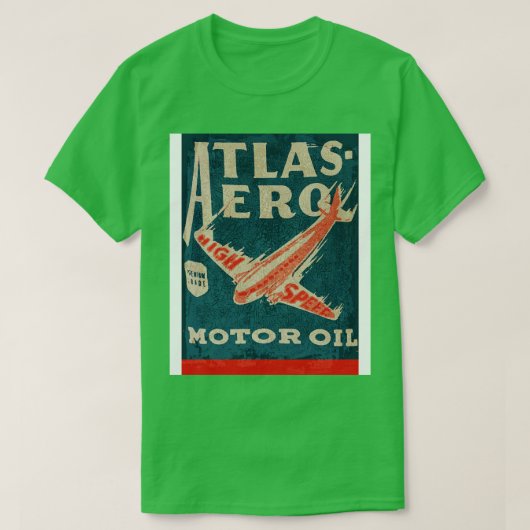 T-shirt Atlas Aero Motor Oil (Design devant)