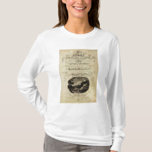 T-shirt Atlas de page titre, état de New York
