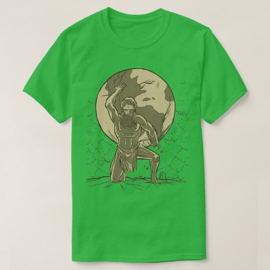 T-shirt Atlas dieu grec (Design devant)