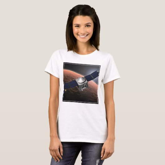 T-shirt Atmosphère Mars Et Mission D'Évolution Volatile. (Devant entier)
