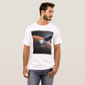 T-shirt Atmosphère Mars Et Mission D'Évolution Volatile. (Devant entier)