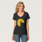 T-shirt Atmospheric Wolf Howling at the Full Moon (Devant entier)