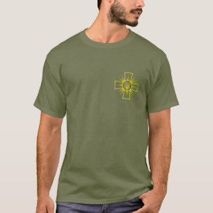 T-shirt ATO Cross Tryzub Ukraine Président de l'armée Zele