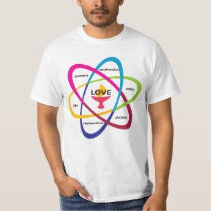 T-shirt Atom des valeurs partagées - Unitaire Universalist