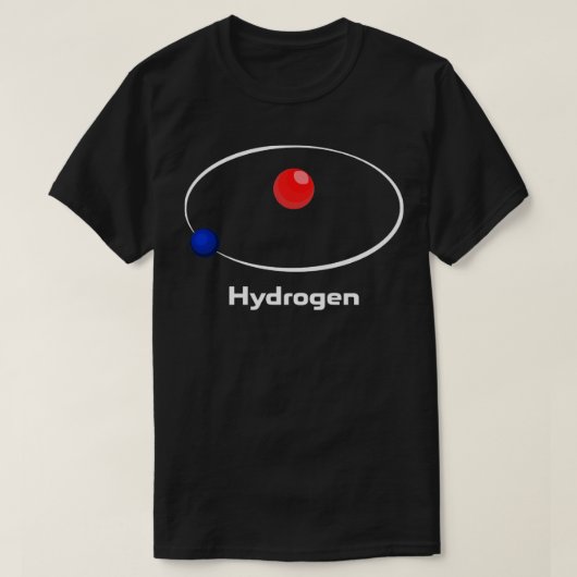 T-shirt Atome hydrogène (Design devant)