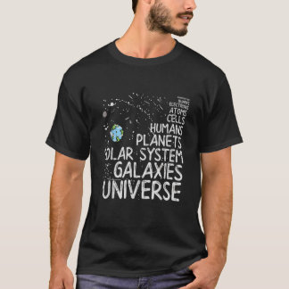 T-shirt Atomes Astrophysique Mousses Quantiques Quarks Éle