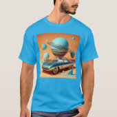 T-shirt Atomic Futuristic Sky View Cruiser Car (Devant)