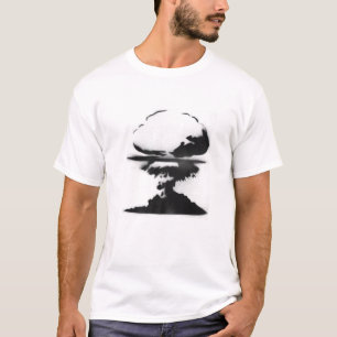 T-shirt Atompilz Motif Atomique Bombe Nucléaire Chambres F