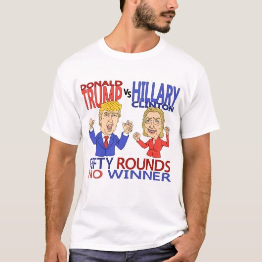 T-shirt Atout contre Clinton (Devant)