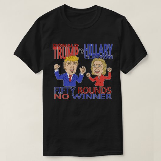 T-shirt Atout contre Hillary (Design devant)