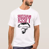 T-shirt Atout de traître : Comme des capitaux russes ; (Devant)