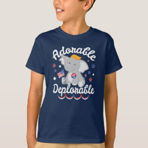 T-shirt Atout déplorable adorable 2016 d'éléphant