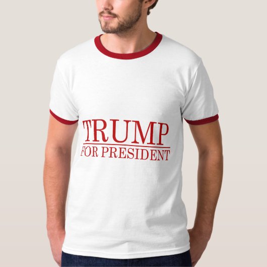 T-shirt ATOUT POUR le PRÉSIDENT (rouge) (Devant)