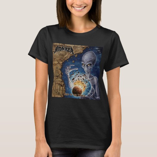 T-shirt Attacker - Sins of the World album 2016 (Devant)