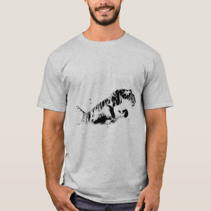 T-shirt Attaque au tigre