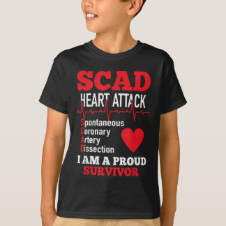 T-shirt Attaque Cardiaque Scad Cardiaque Spontanée Disques