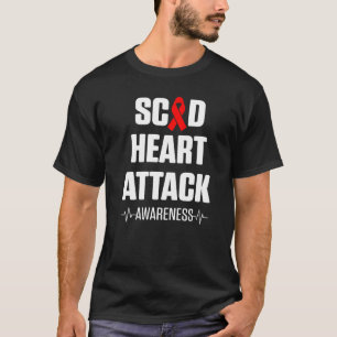 T-shirt Attaque cardiaque SCAD Survivor Heartbeat Warrior