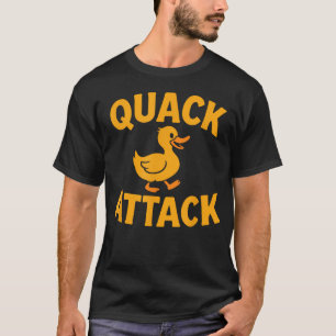 T-shirt Attaque de canard drôle humour rétro canard mignon