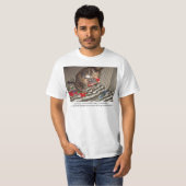 T-shirt Attaque de chat de Noël (Devant entier)
