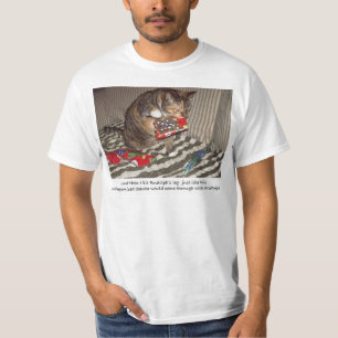 T-shirt Attaque de chat de Noël